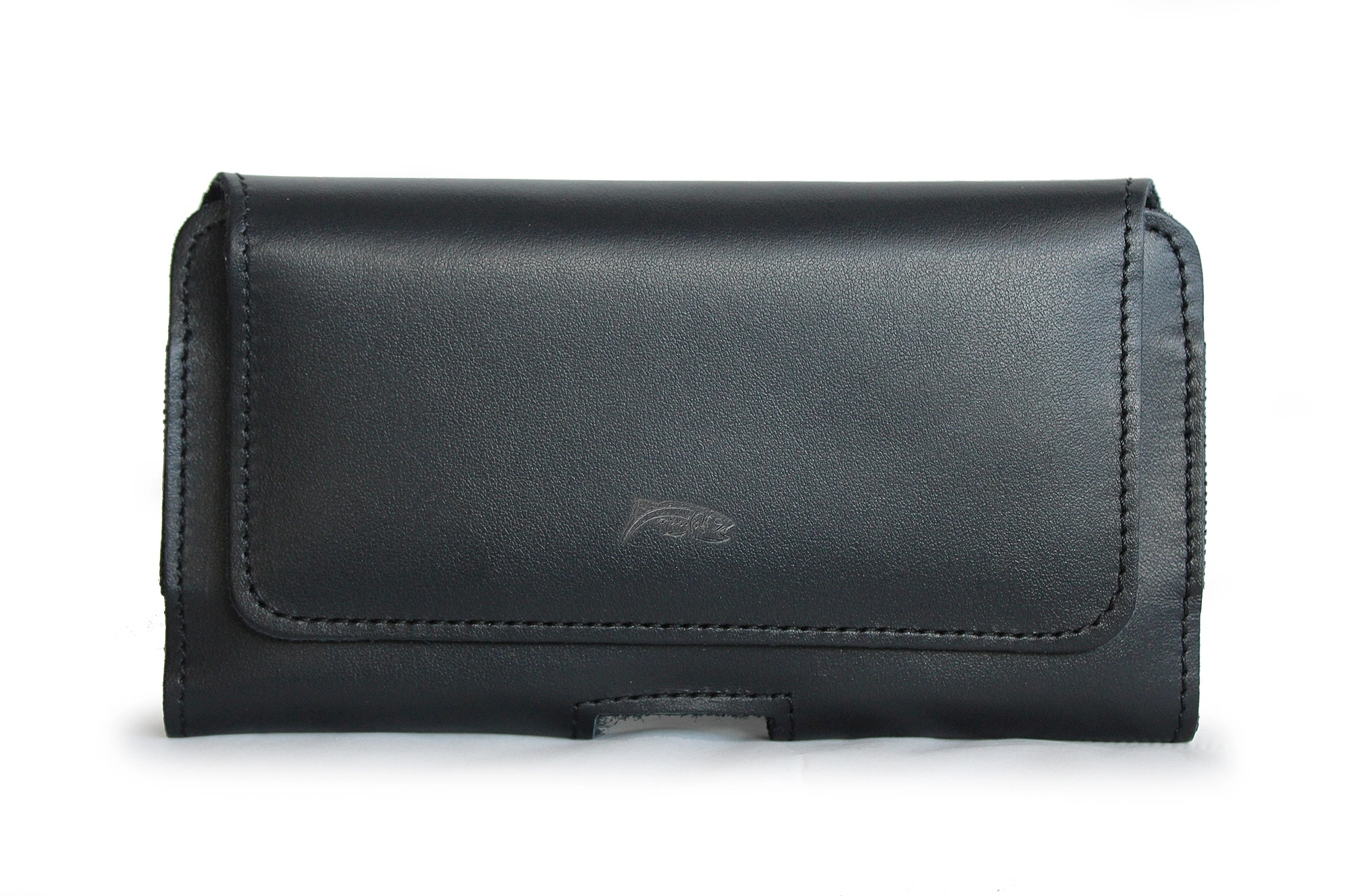 LURESKO FREYA XL Lederen Smartphone Riem Houder Glad Zwart Leder - Afbeelding 10