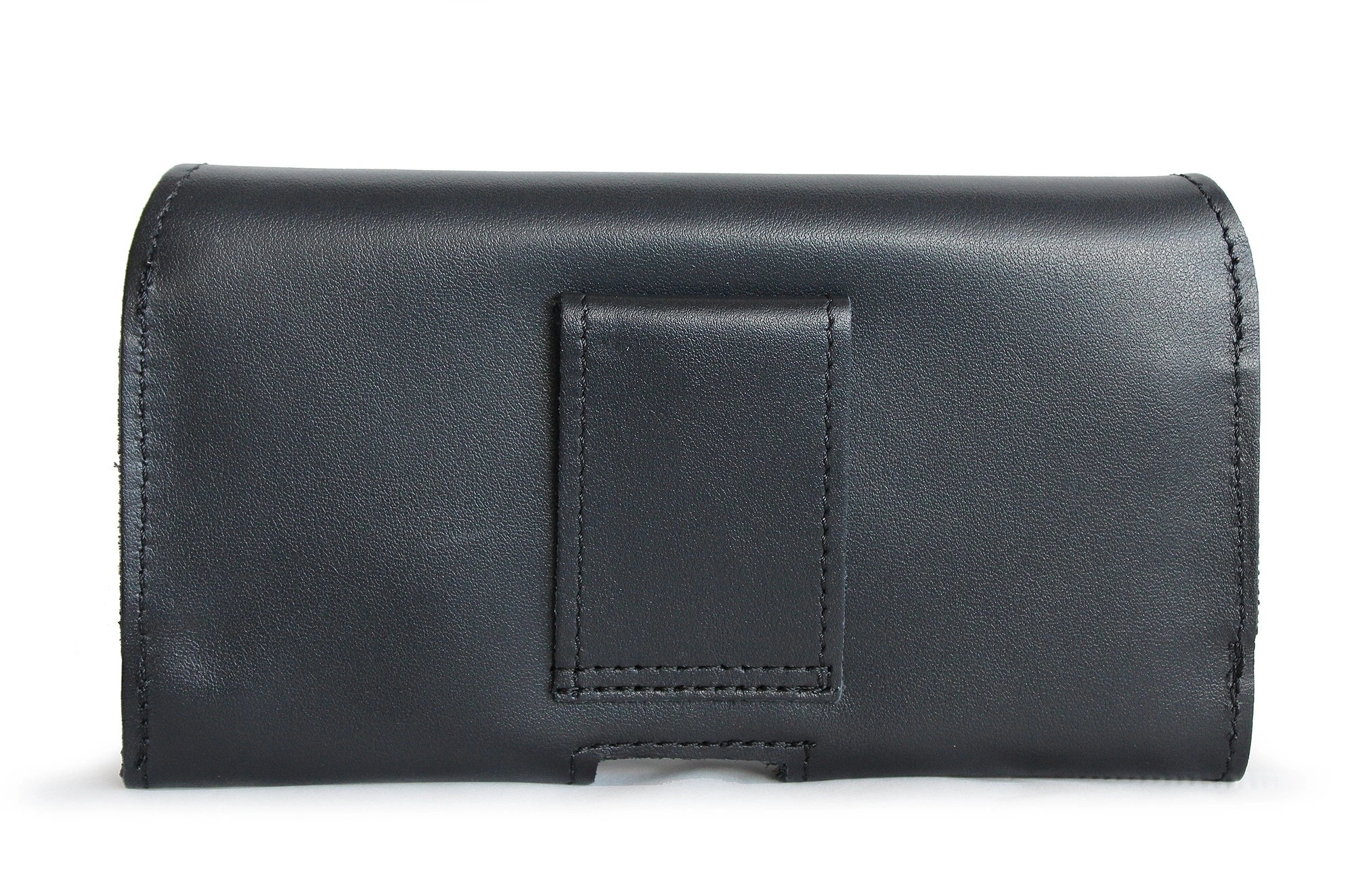 LURESKO FREYA XL Lederen Smartphone Riem Houder Glad Zwart Leder - Afbeelding 9