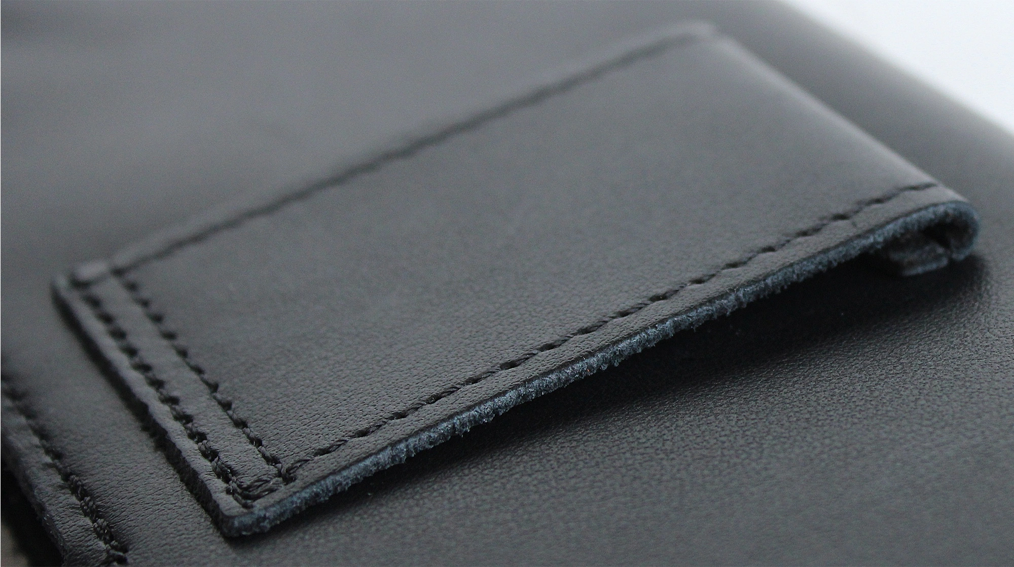 LURESKO FREYA XL Lederen Smartphone Riem Houder Glad Zwart Leder - Afbeelding 8