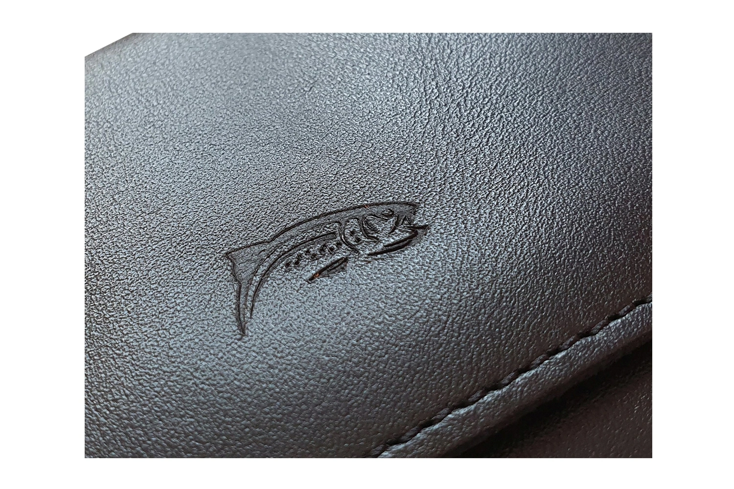 LURESKO FREYA XL Lederen Smartphone Riem Houder Glad Zwart Leder - Afbeelding 3