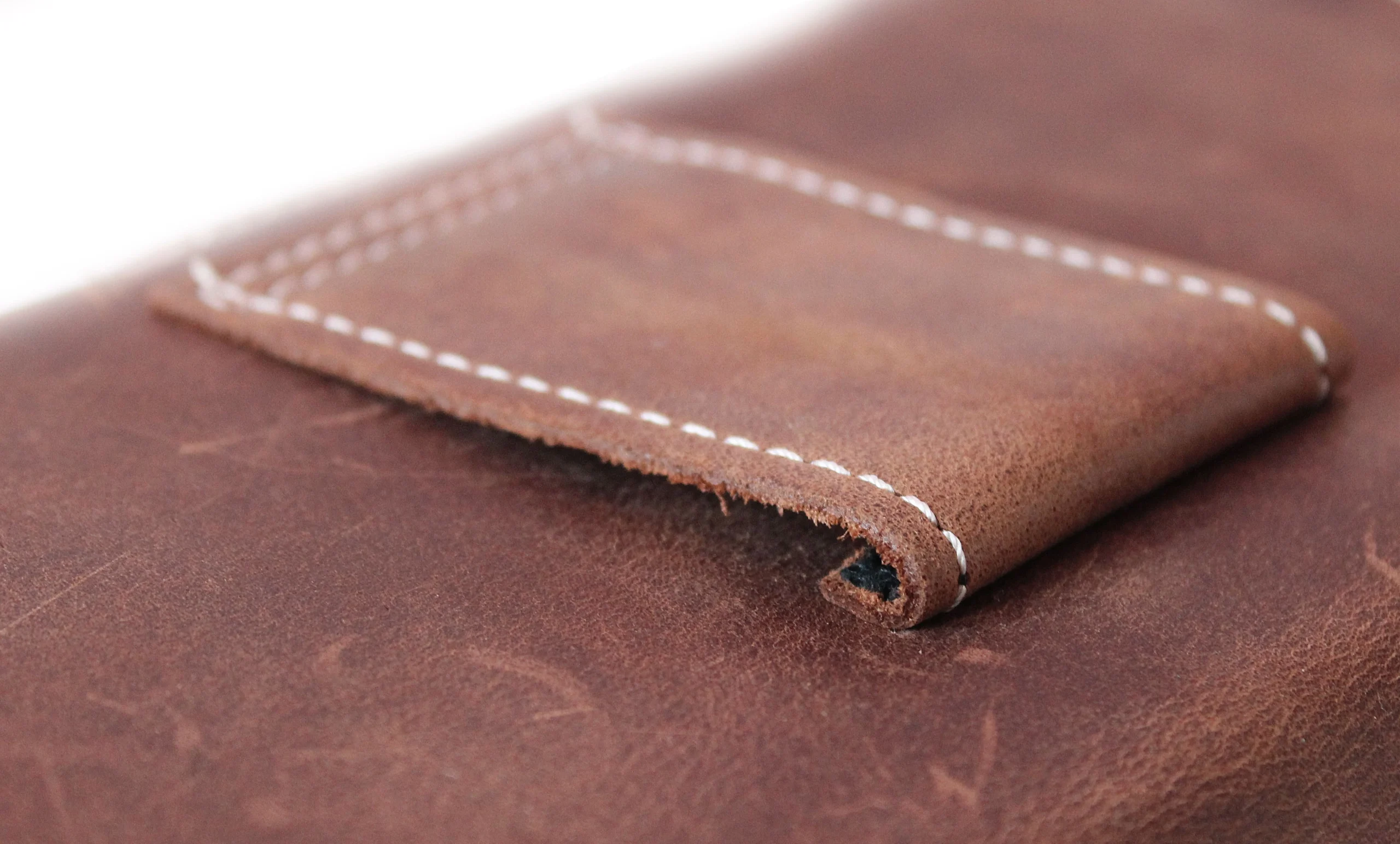 LURESKO FREYA XL Lederen Smartphone Riem Houder Bruin Vintage Leder - Afbeelding 4