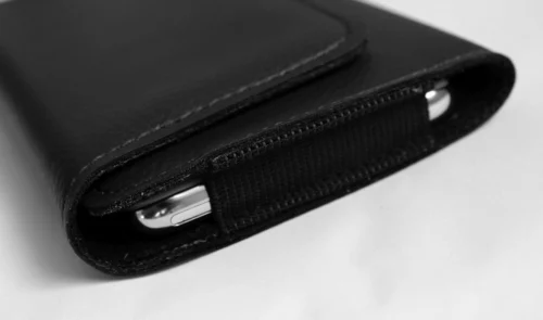 LURESKO HEL XL ECO lederen Smartphone Riem Houder Eco-Leder ZWART - Afbeelding 7