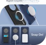 TUDIA MergeGrip Hoesje voor Honor Magic 7 Pro 5G - MagSafe- Donkerblauw - Afbeelding 6