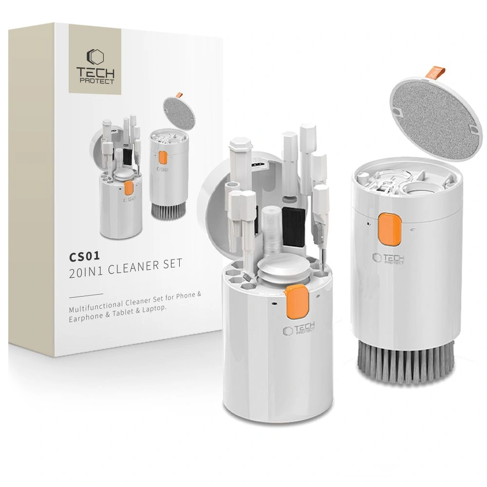 Tech-Protect CS01 Schoonmaak Set 20in1 Smartphone - Oordopjes - Tablet - Laptop - Afbeelding 3