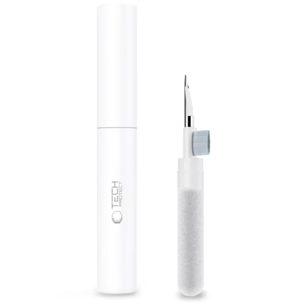 Tech-Protect CS02 Schoonmaak Set 3in1 voor Oordopjes Wit