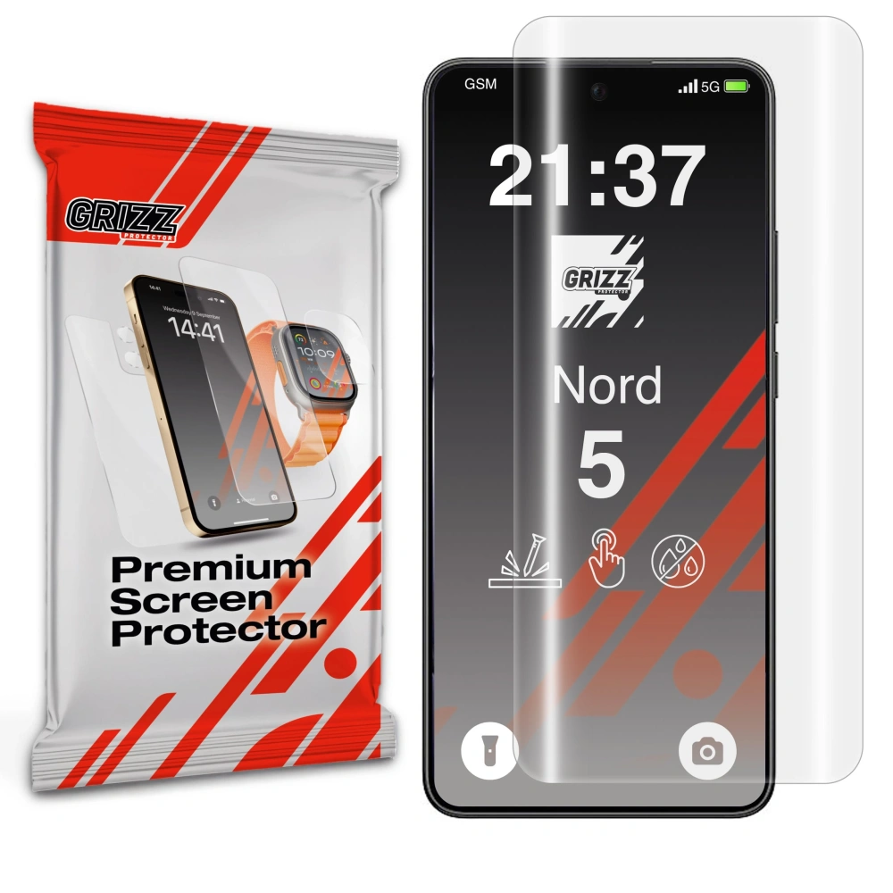 GrizzGlass OnePlus Nord 5 Screen Protector Hydrofilm