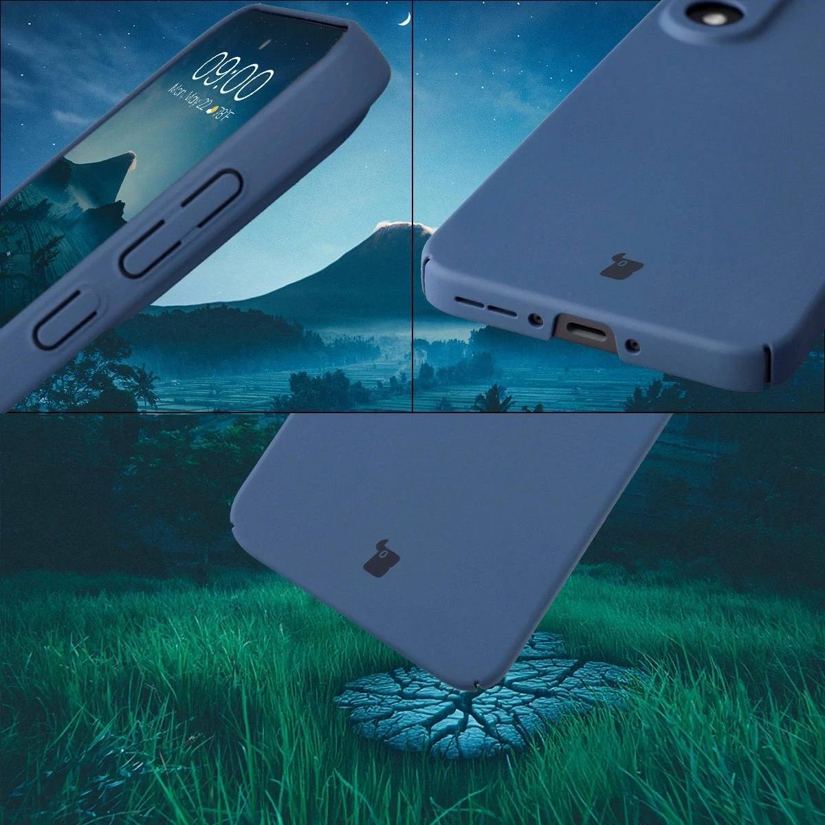 Bizon OnePlus Nord 5 Hoesje Lupka Blauw - Afbeelding 2