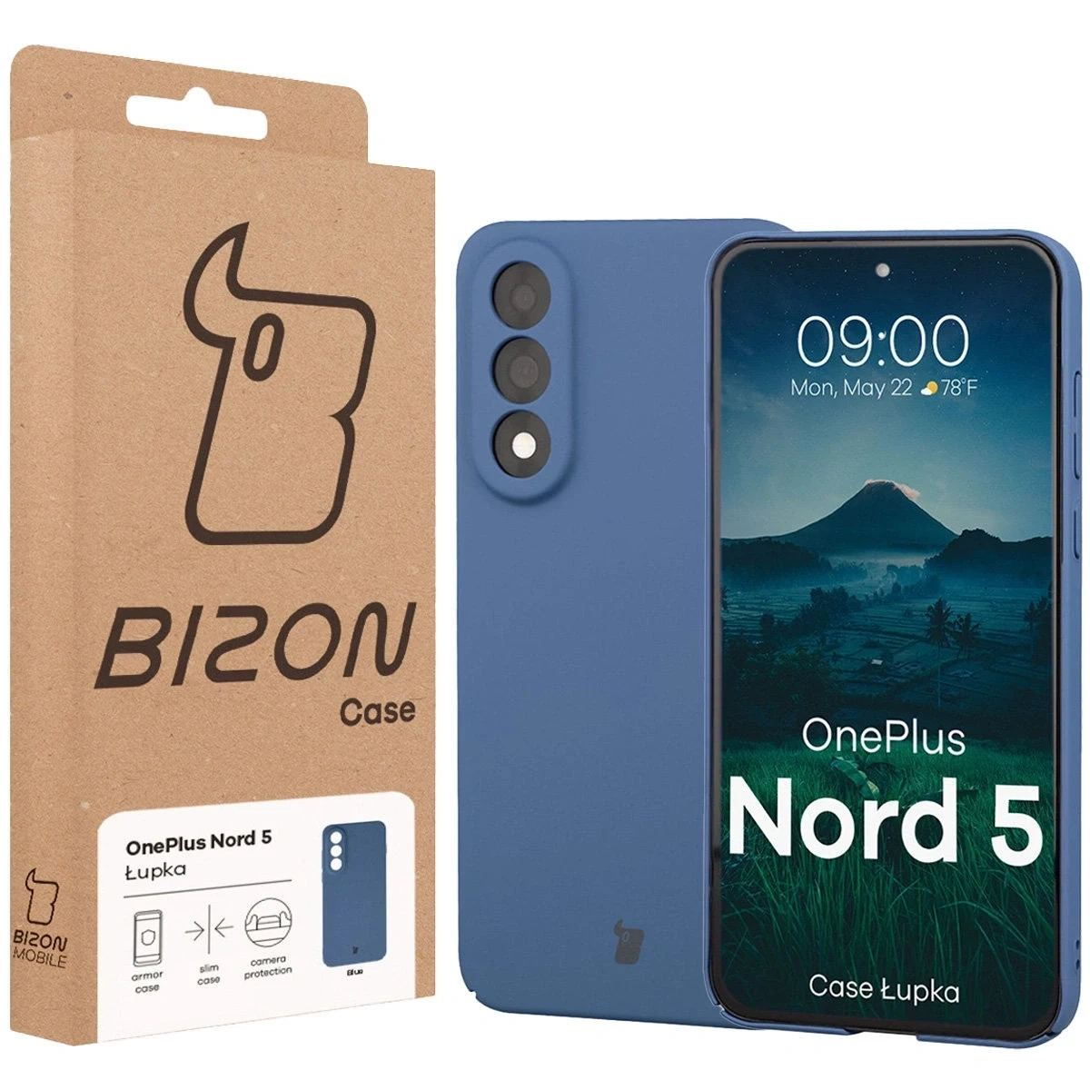 Bizon OnePlus Nord 5 Hoesje Lupka Blauw - Afbeelding 6