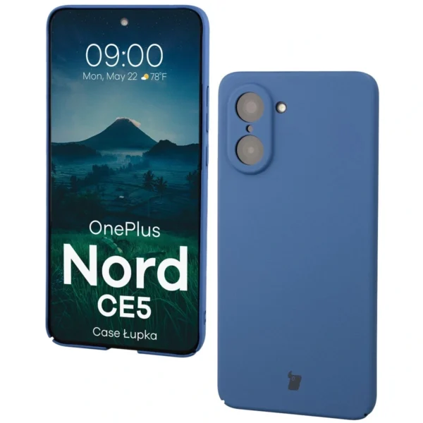Bizon OnePlus Nord CE5 Hoesje Lupka Blauw
