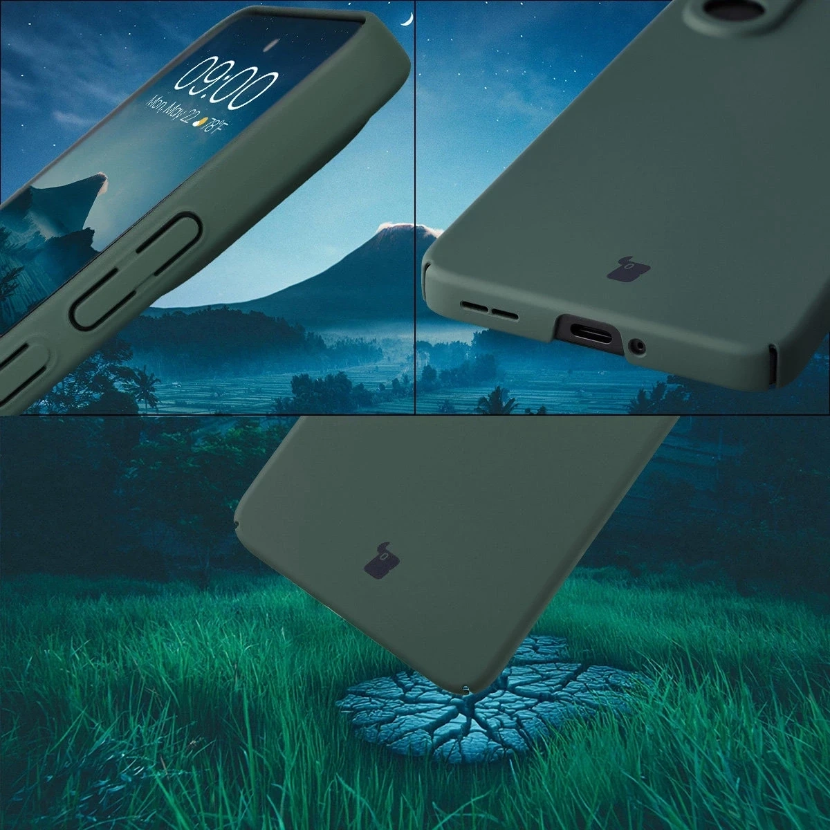 Bizon OnePlus Nord CE5 Hoesje Lupka Groen - Afbeelding 3