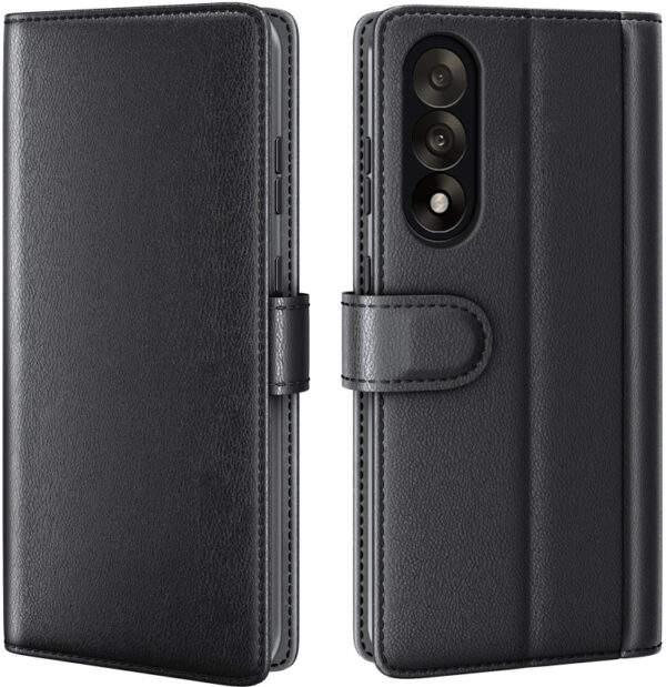 ProGuard OnePlus Nord 5 Wallet Hoesje Echt Leder Zwart