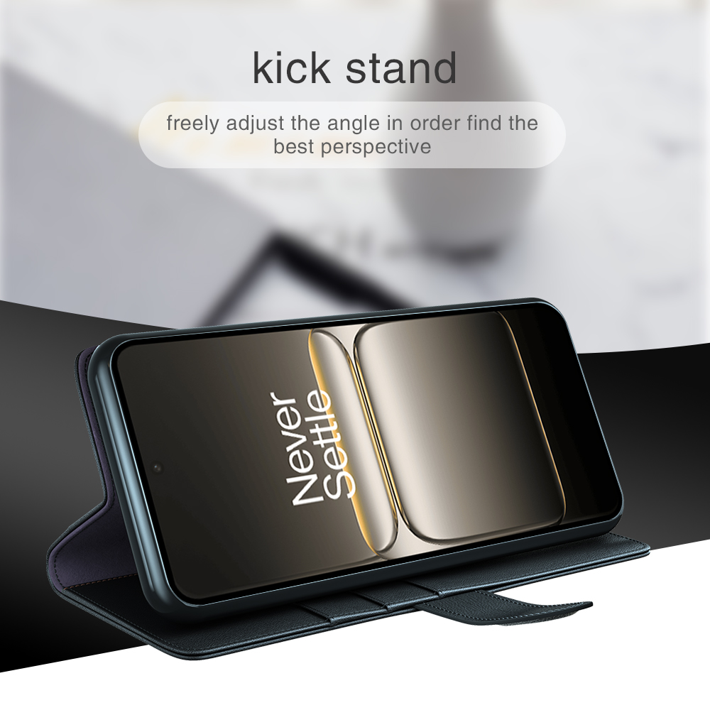 ProGuard OnePlus Nord CE5 Wallet Hoesje Echt Leder Bruin - Afbeelding 8