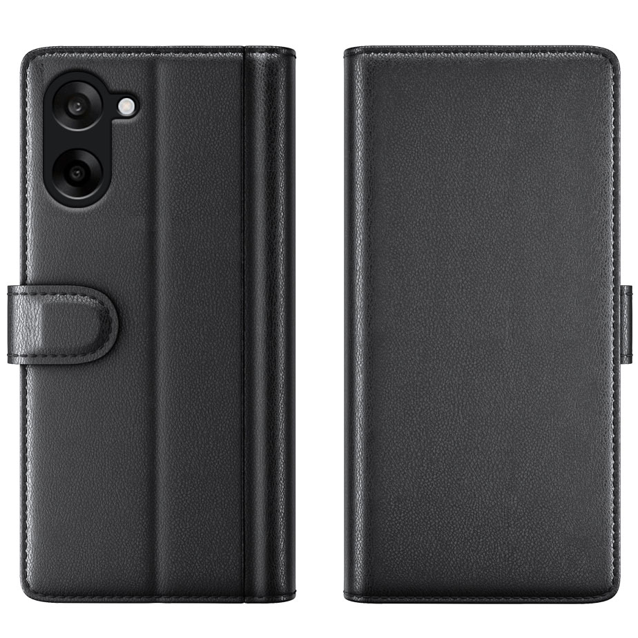 ProGuard OnePlus Nord CE5 Wallet Hoesje Echt Leder Zwart - Afbeelding 3