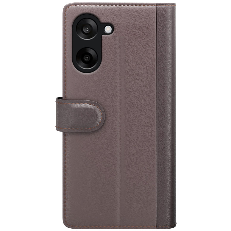 ProGuard OnePlus Nord CE5 Wallet Hoesje Echt Leder Bruin - Afbeelding 3