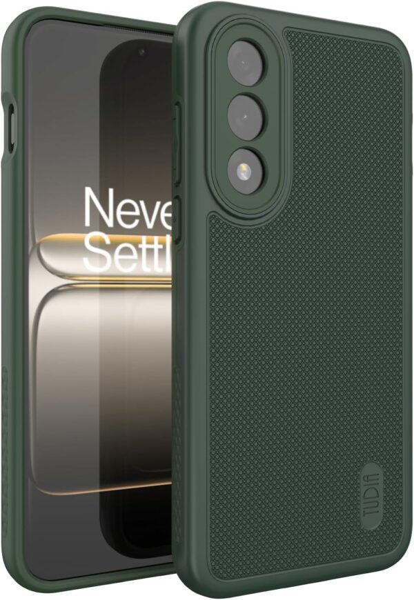 Tudia OnePlus Nord 5 hoesje Dual Layer MergeGrip Donkergroen