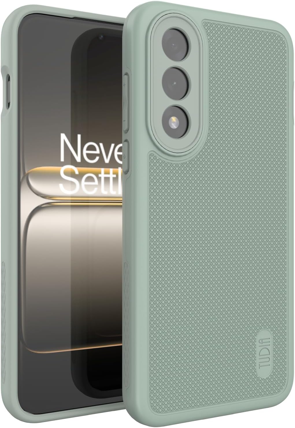 Tudia OnePlus Nord 5 hoesje Dual Layer MergeGrip Lichtgroen