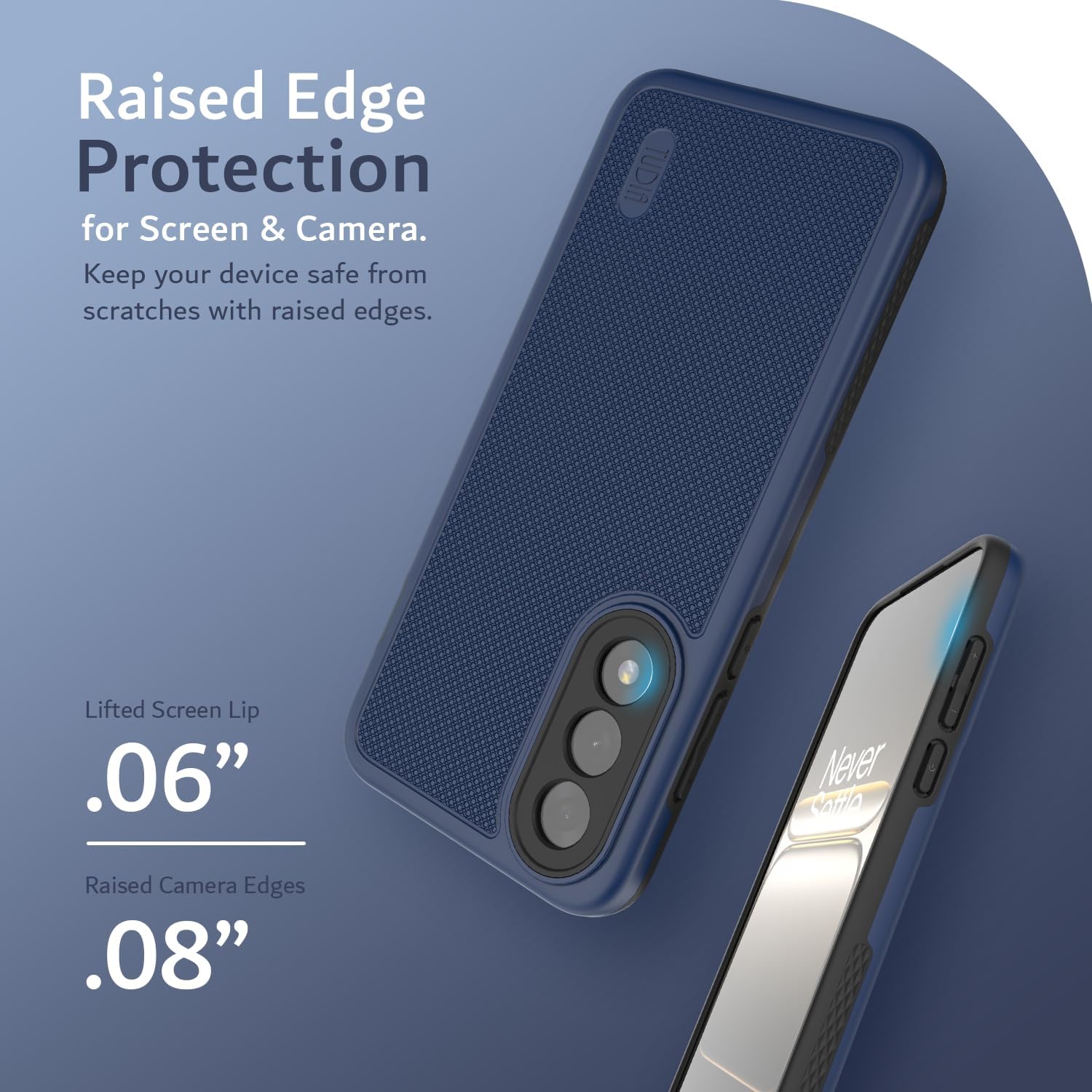 Tudia OnePlus Nord 5 hoesje Dual Layer MergeGrip Blauw - Afbeelding 5