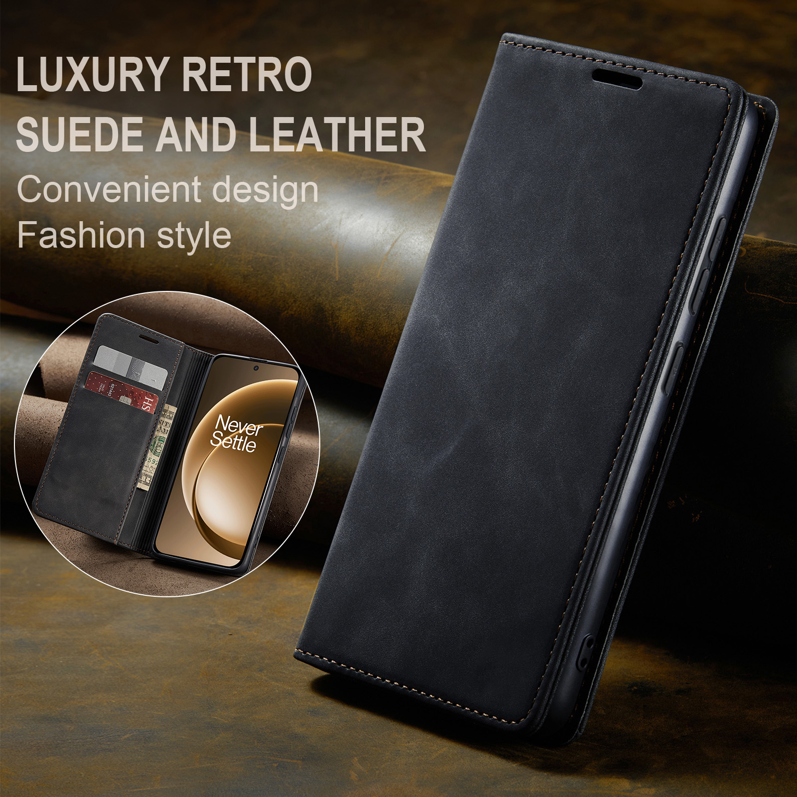 ProGuard OnePlus 15 Vintage Wallet Case Black - Image 8