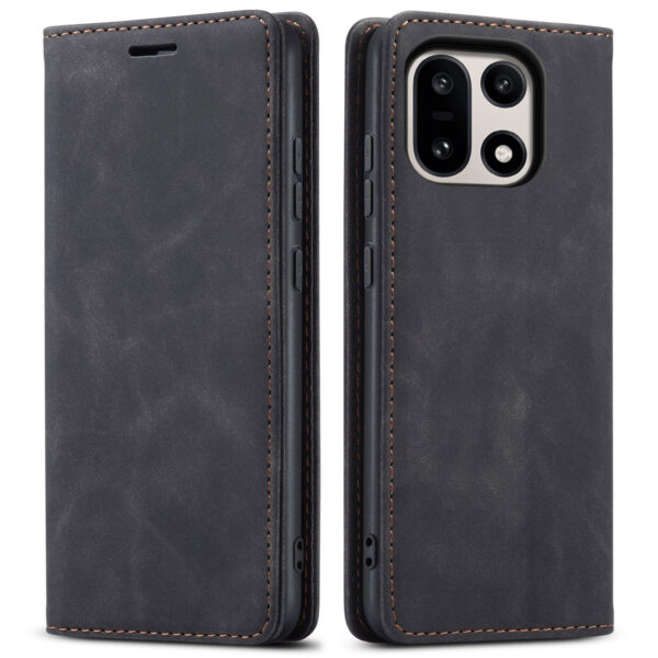 ProGuard OnePlus 15 Vintage Wallet Hoesje Zwart