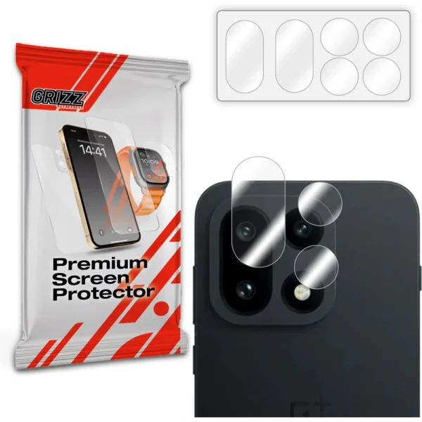 GrizzGlass HybridGlass Camera Protector OnePlus 15 (2 sets)