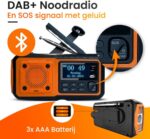 ProGuard Noodradio EU-NL DAB+/FM Bluetooth 4000mah ORANJE - Afbeelding 2