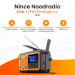 ProGuard Noodradio EU-NL DAB+/FM Bluetooth 4000mah ORANJE - Afbeelding 3
