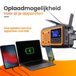 ProGuard Noodradio EU-NL DAB+/FM Bluetooth 4000mah ORANJE - Afbeelding 6