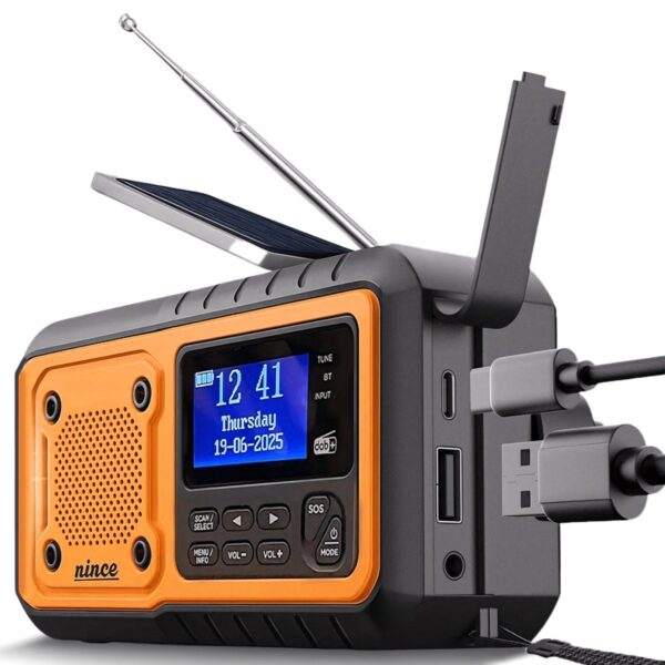ProGuard Noodradio EU-NL DAB+/FM Bluetooth 4000mah ORANJE