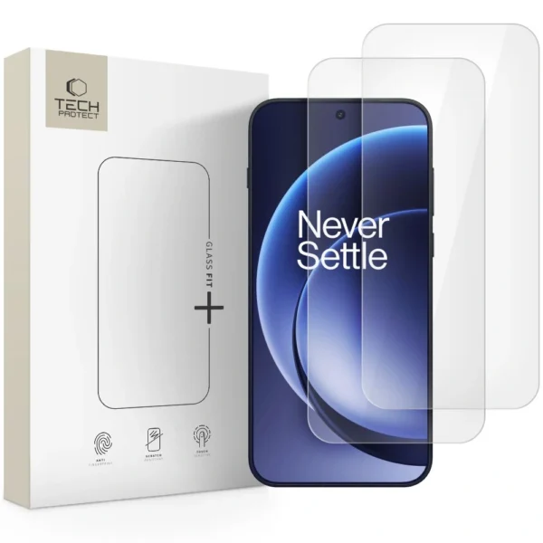 Tech-Protect 9H Tempered Glass Fit+ OnePlus 15 Clear [2 PACK]