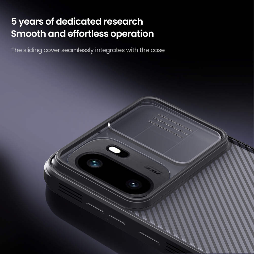Nillkin OnePlus 15R case CamShield Pro Transparent Black - Image 4