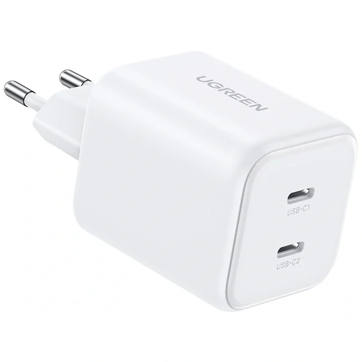 UGREEN Dual Charger 2x USB-C GaN 45W Wit - Afbeelding 4