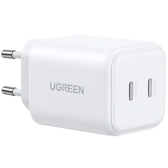 UGREEN Dual Charger 2x USB-C GaN 45W Wit - Afbeelding 3