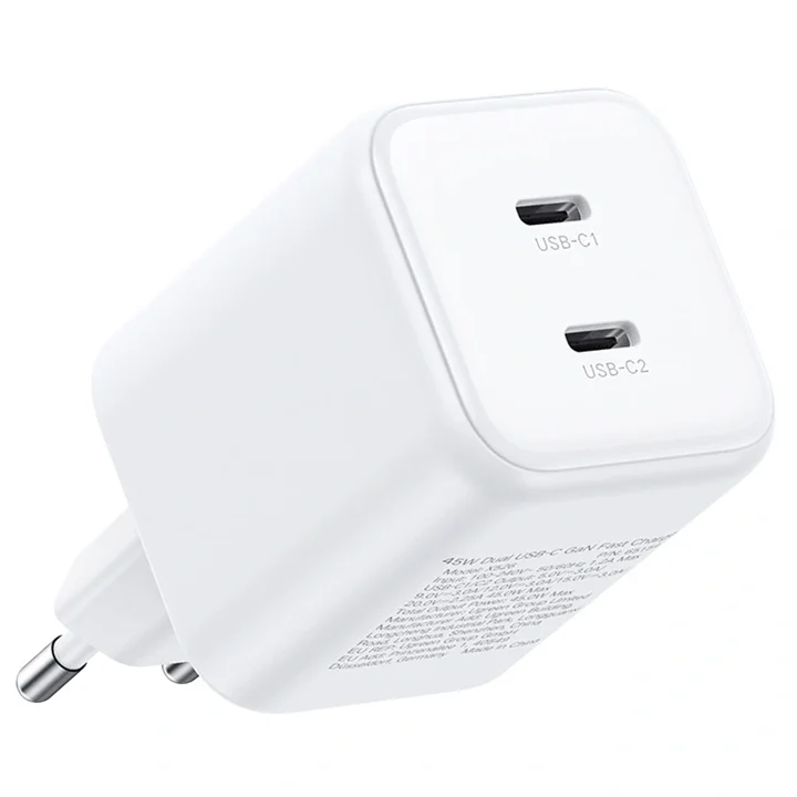 UGREEN Dual Charger 2x USB-C GaN 45W Wit - Afbeelding 2