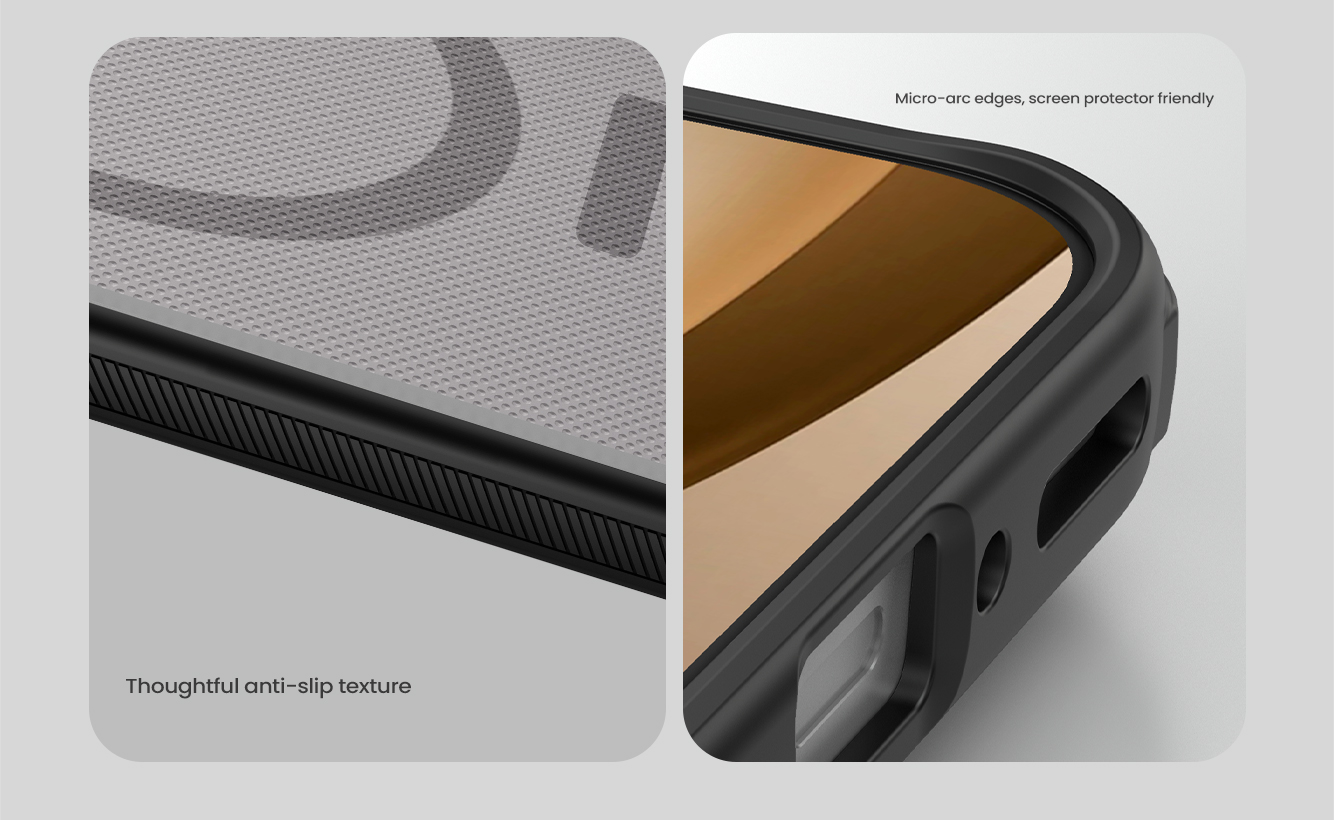 Nillkin OnePlus 15 Frosted Shield Pro MagSafe Hoesje Transparant Zwart - Afbeelding 7