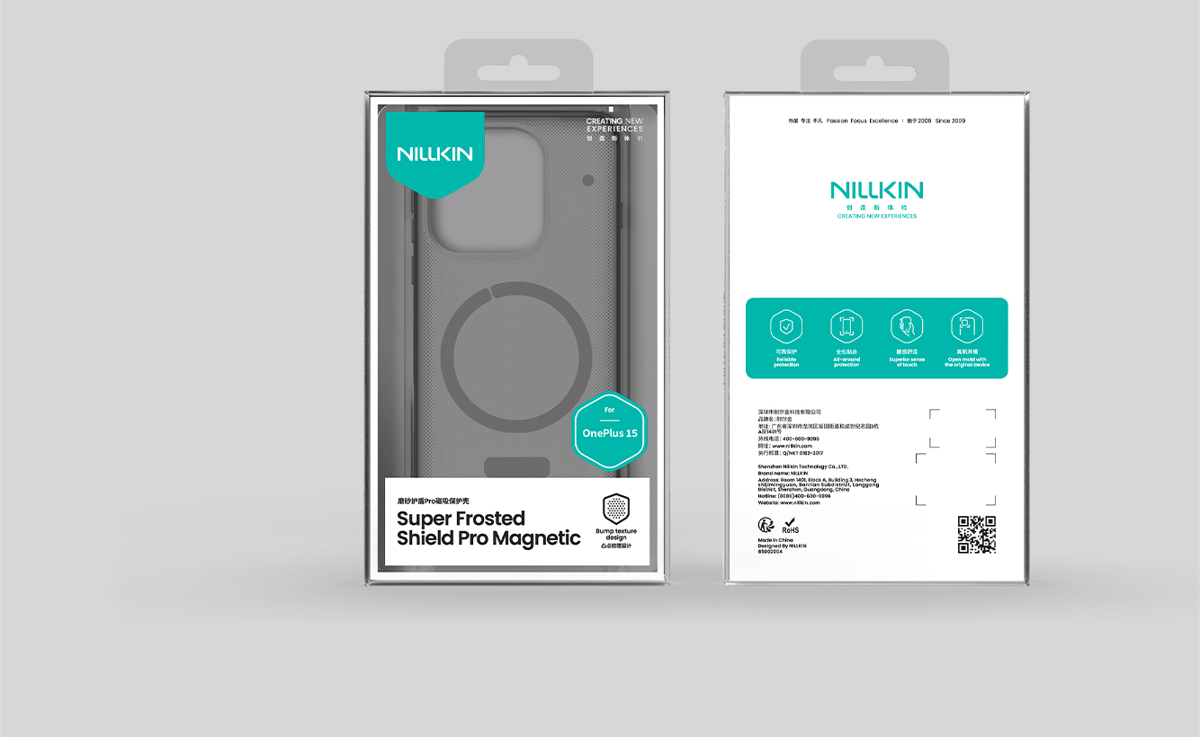 Nillkin OnePlus 15 Frosted Shield Pro MagSafe Hoesje Transparant Zwart - Afbeelding 8