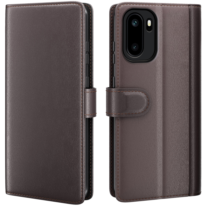 ProGuard OnePlus 15R Wallet Hoesje Echt Leder Bruin