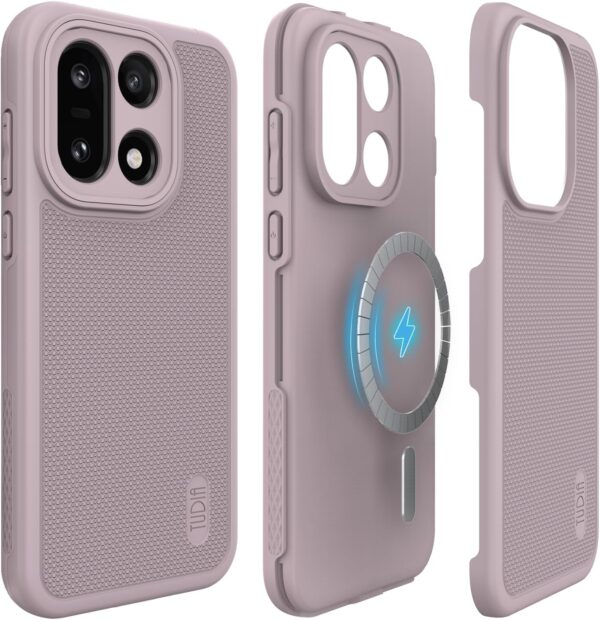 Tudia OnePlus 15 [MagSafe] Case MergeGrip Paars – Dual Layer