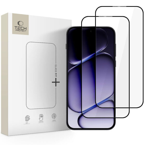 Tech-Protect OnePlus Nord 6 9H Glazen Screenprotector Glass Fit+ [2 PACK]